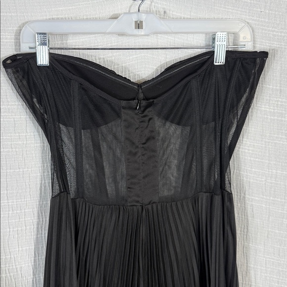 FREE PEOPLE DELFI Claudia Strapless Black Party Maxi Dress Size L NWT - Picture 11 of 13